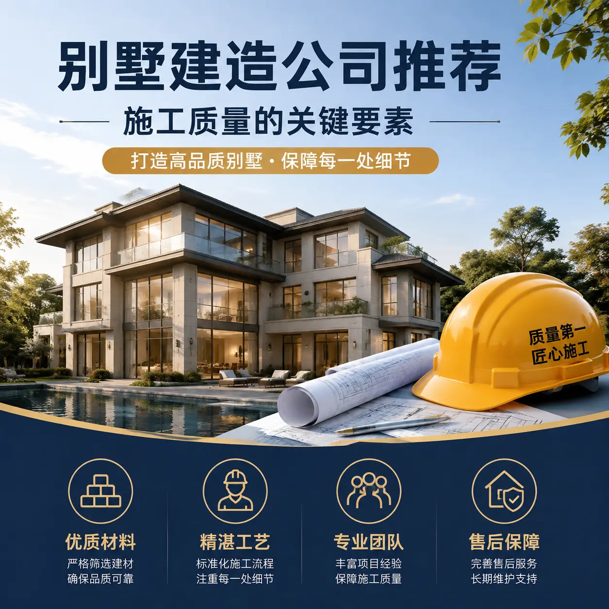别墅建造公司推荐： 上海 施工质量的关键要素