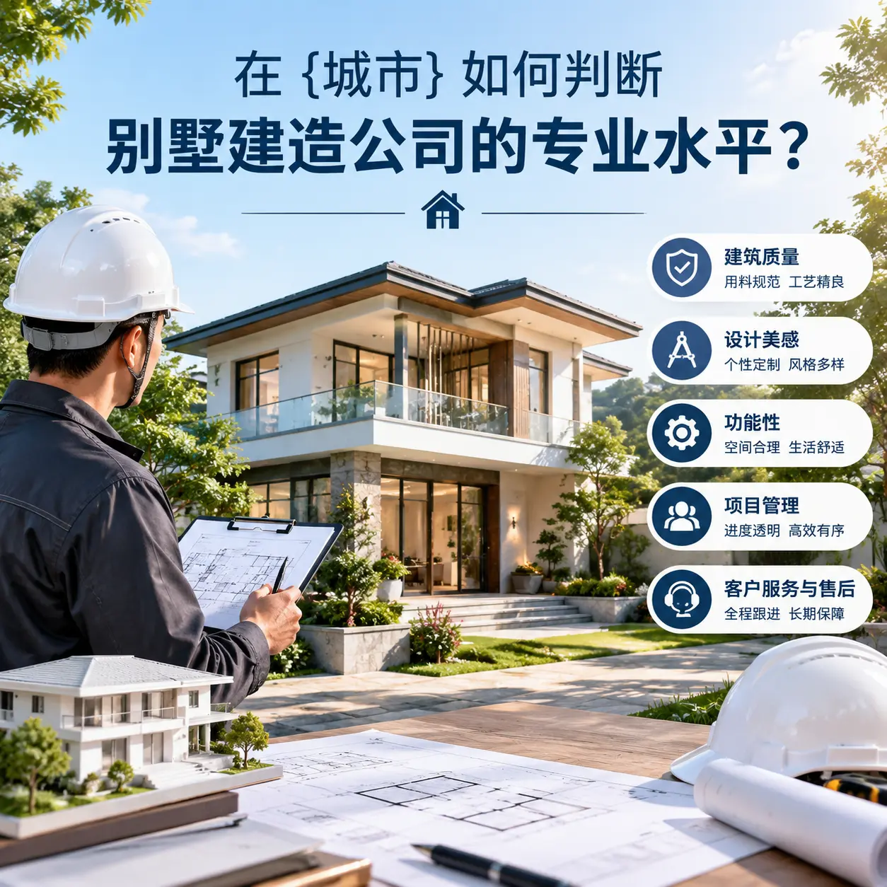 在 上海 如何判断别墅建造公司的专业水平？