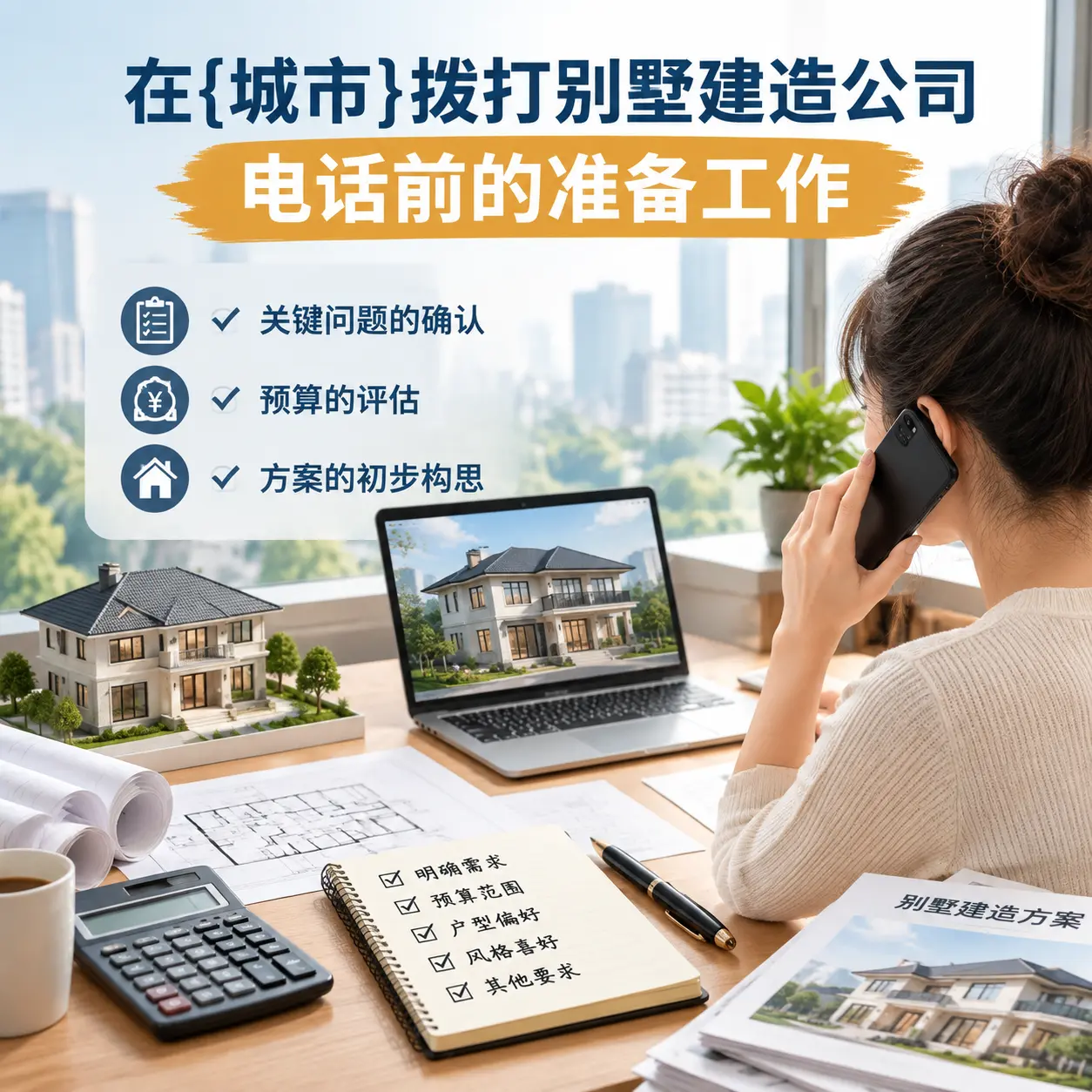 在上海拨打别墅建造公司电话前的准备工作