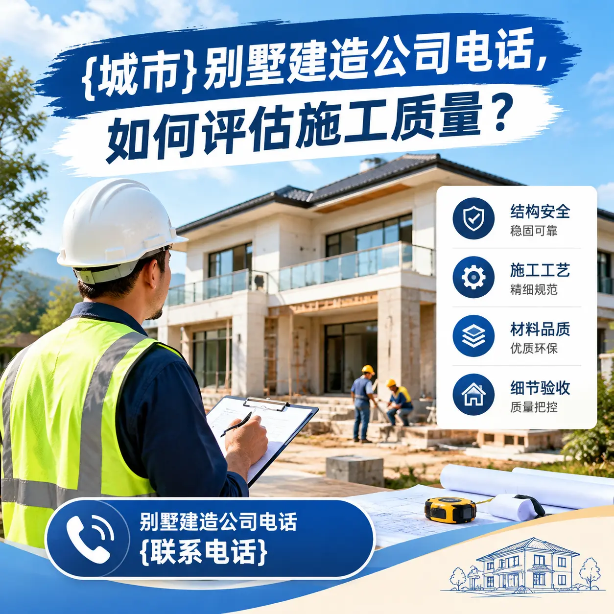 上海别墅建造公司电话，如何评估施工质量？