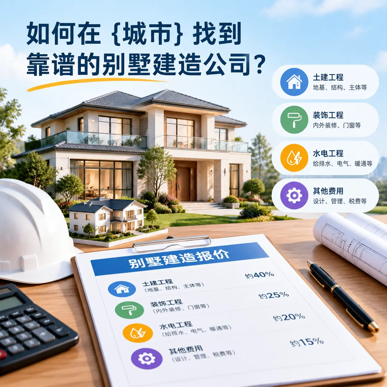 如何在 上海 找到靠谱的别墅建造公司？