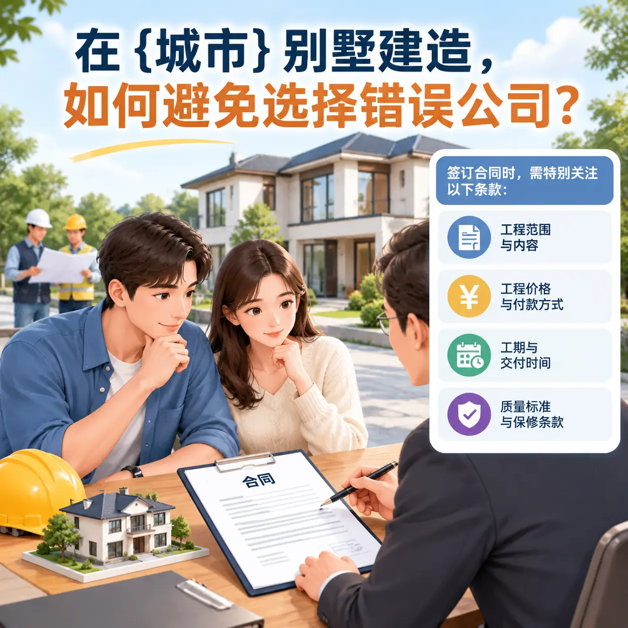 在 上海 别墅建造，如何避免选择错误公司？