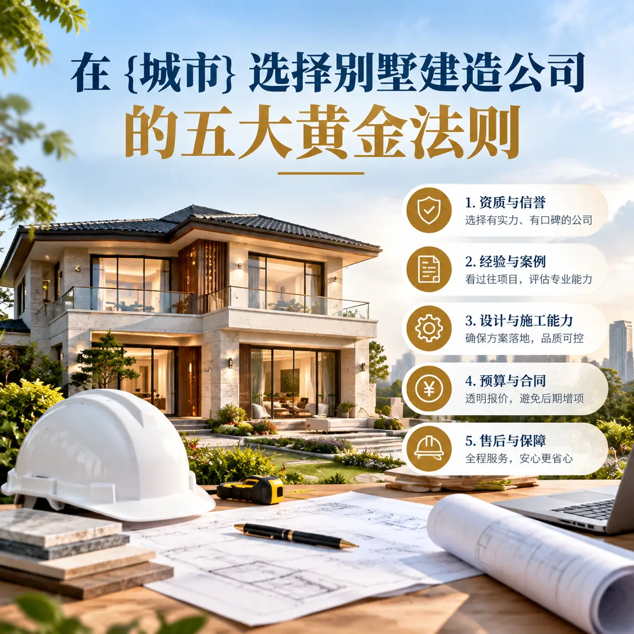 在 上海 选择别墅建造公司的五大黄金法则