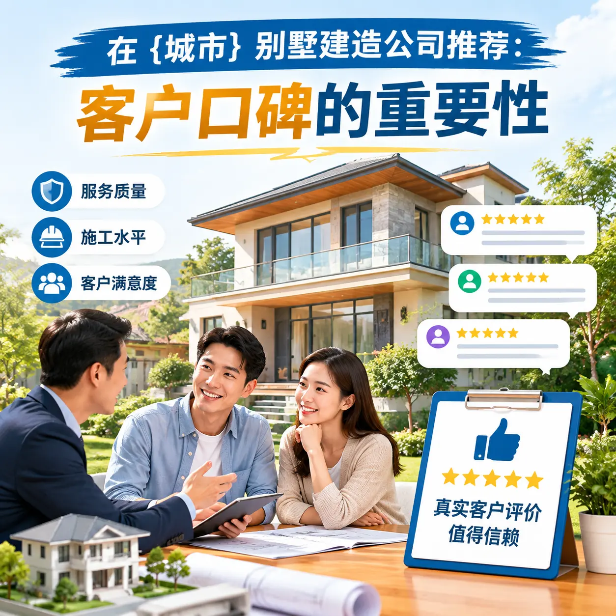 在 上海 别墅建造公司推荐：客户口碑的重要性