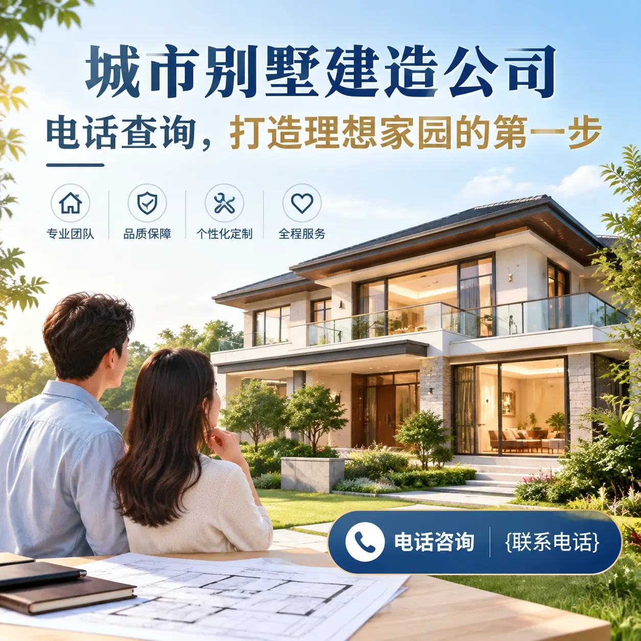 上海别墅建造公司电话查询,打造理想家园的第一步