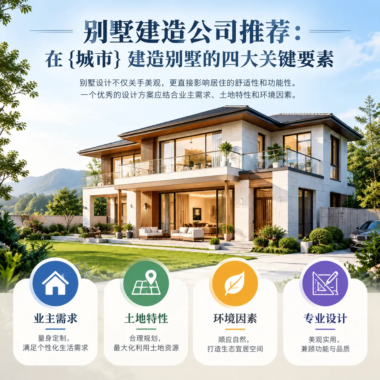 别墅建造公司推荐:在 上海 建造别墅的四大关键要素