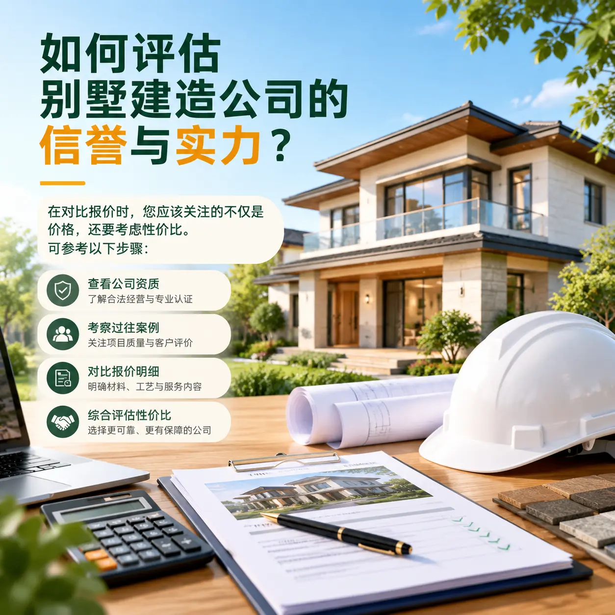 如何评估 上海 别墅建造公司的信誉与实力？