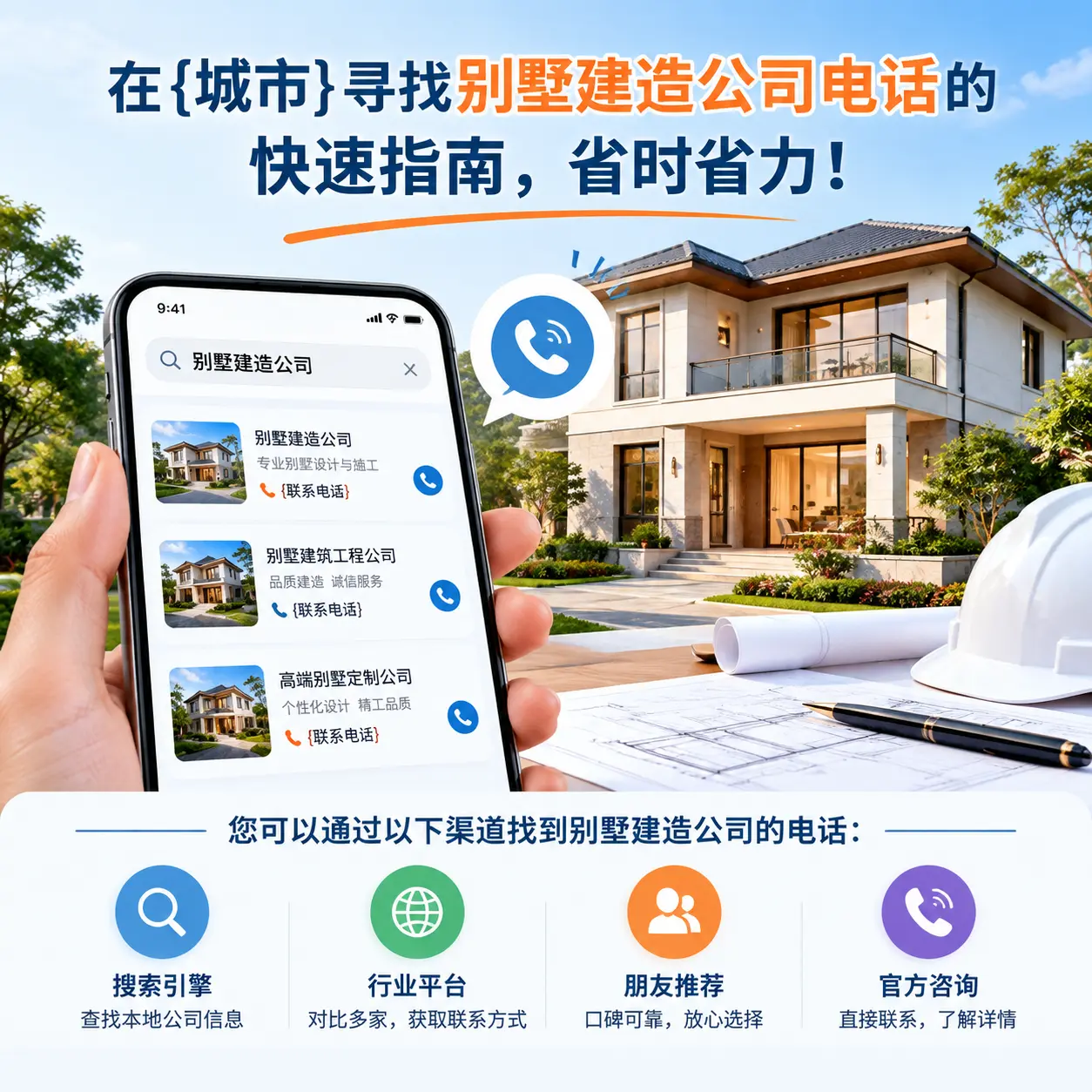 在上海寻找别墅建造公司电话的快速指南，省时省力！