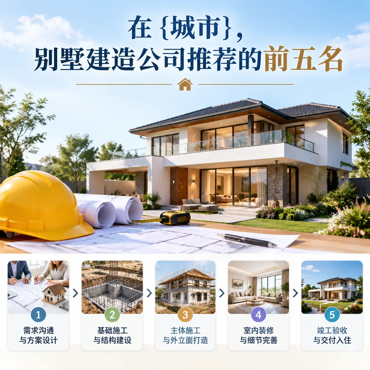 在 上海,别墅建造公司推荐的前五名