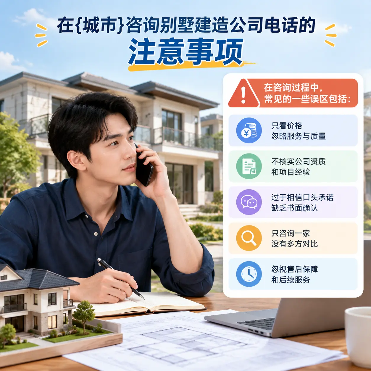 在上海咨询别墅建造公司电话的注意事项