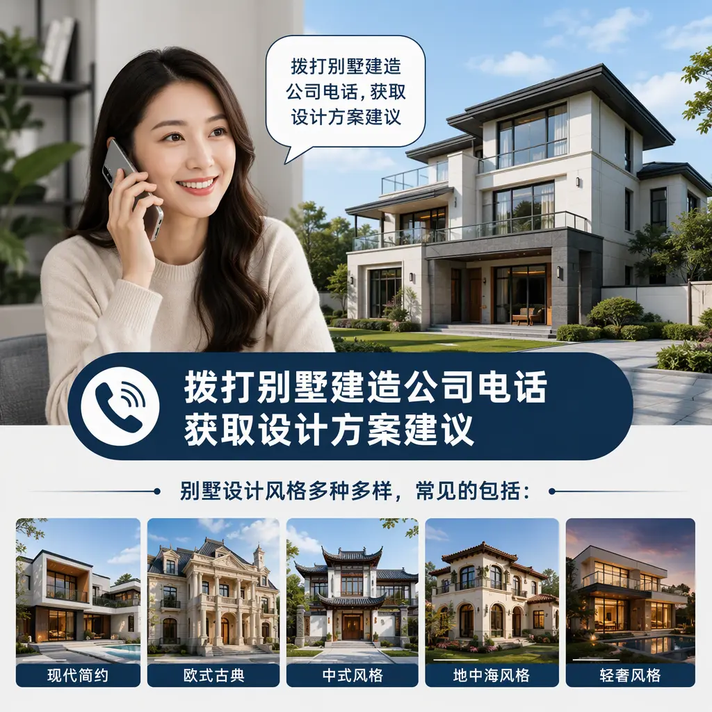 拨打上海别墅建造公司电话，获取设计方案建议
