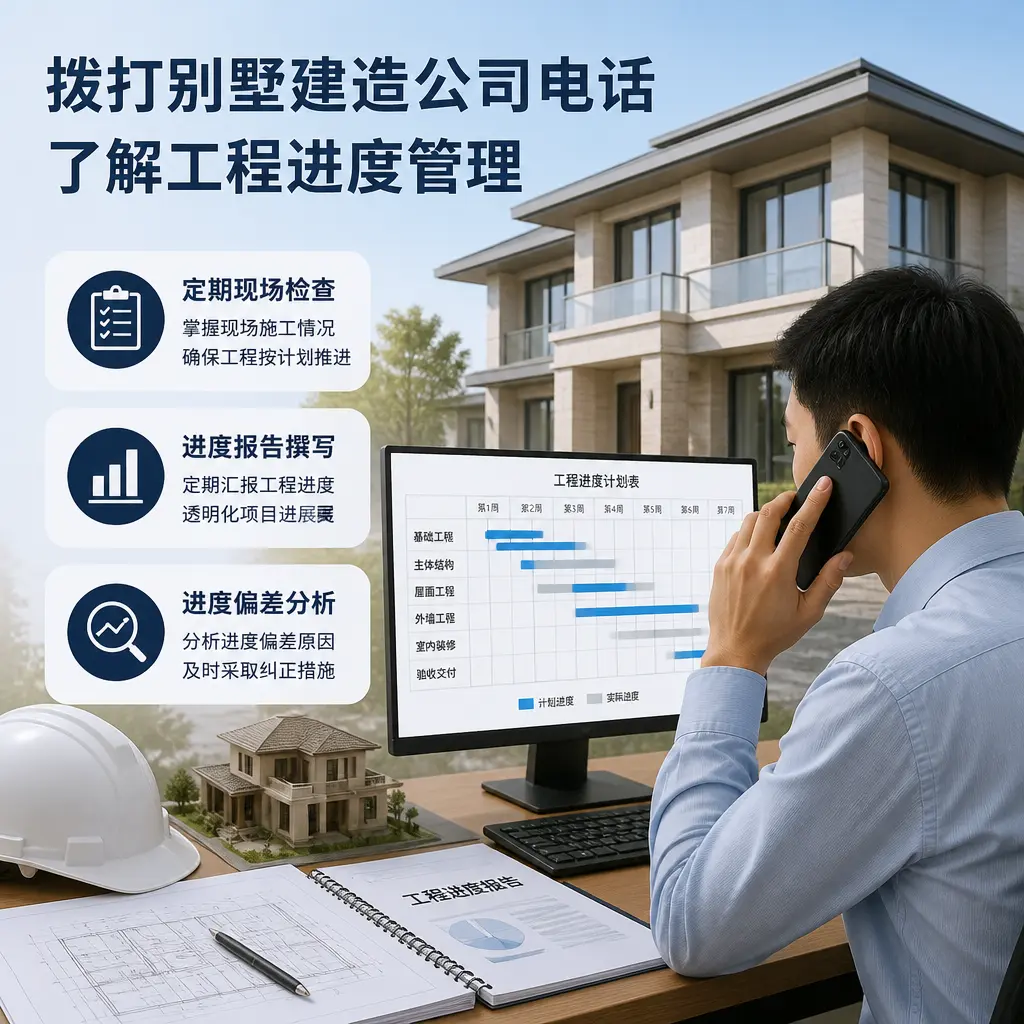 拨打上海别墅建造公司电话,了解工程进度管理