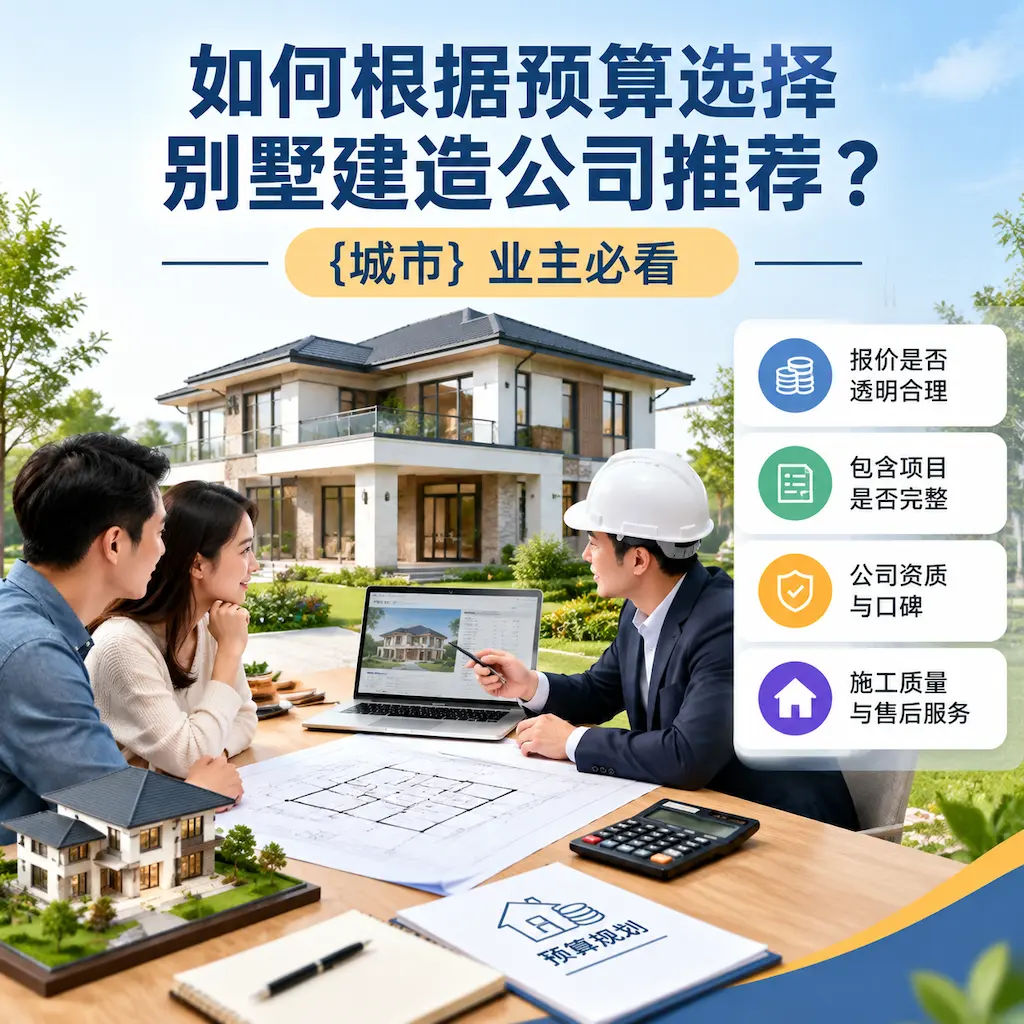 如何根据预算选择别墅建造公司推荐？ 上海 业主必看