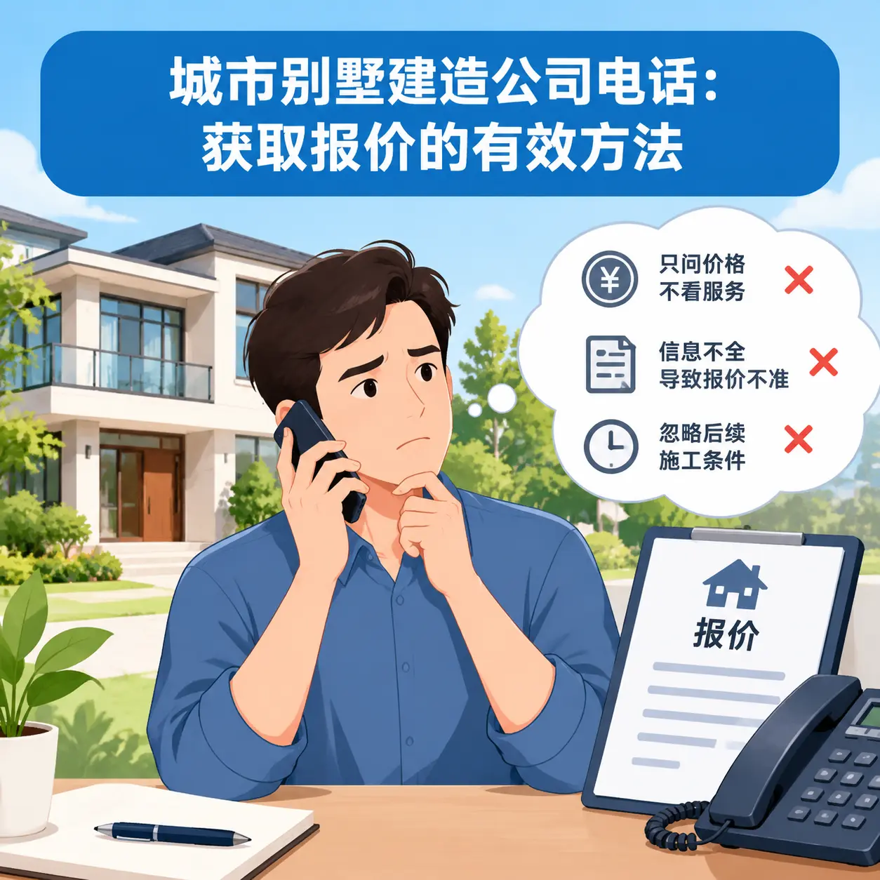 上海别墅建造公司电话:获取报价的有效方法